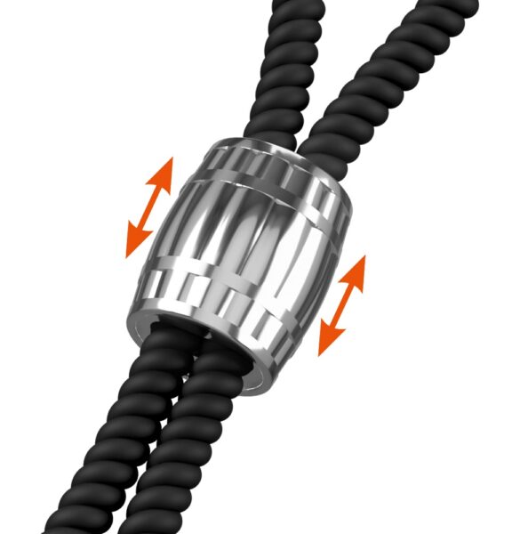 Rebel Heavy Rope Cock Strap with two Loops – Bild 5