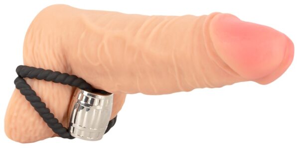 Rebel Heavy Rope Cock Strap with two Loops – Bild 8