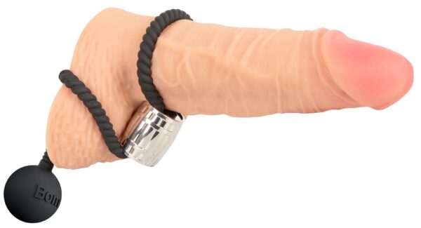Rebel Heavy Rope Cock Strap with Ball – Bild 7