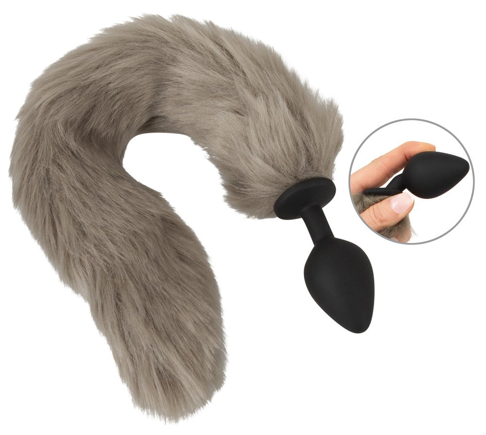 Alternative view of You2Toys fluffy tail