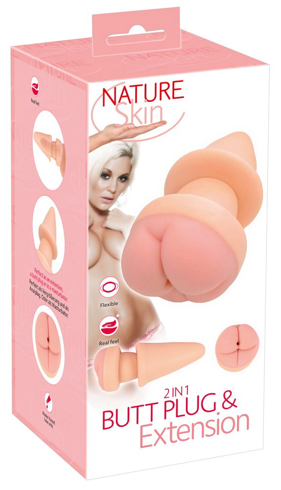 Nature Skin 2in1 Butt Plug & Extension