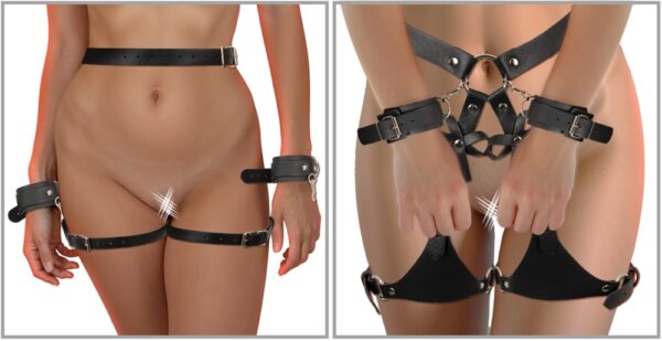 Bad Kitty Harness with Cuffs – Bild 8
