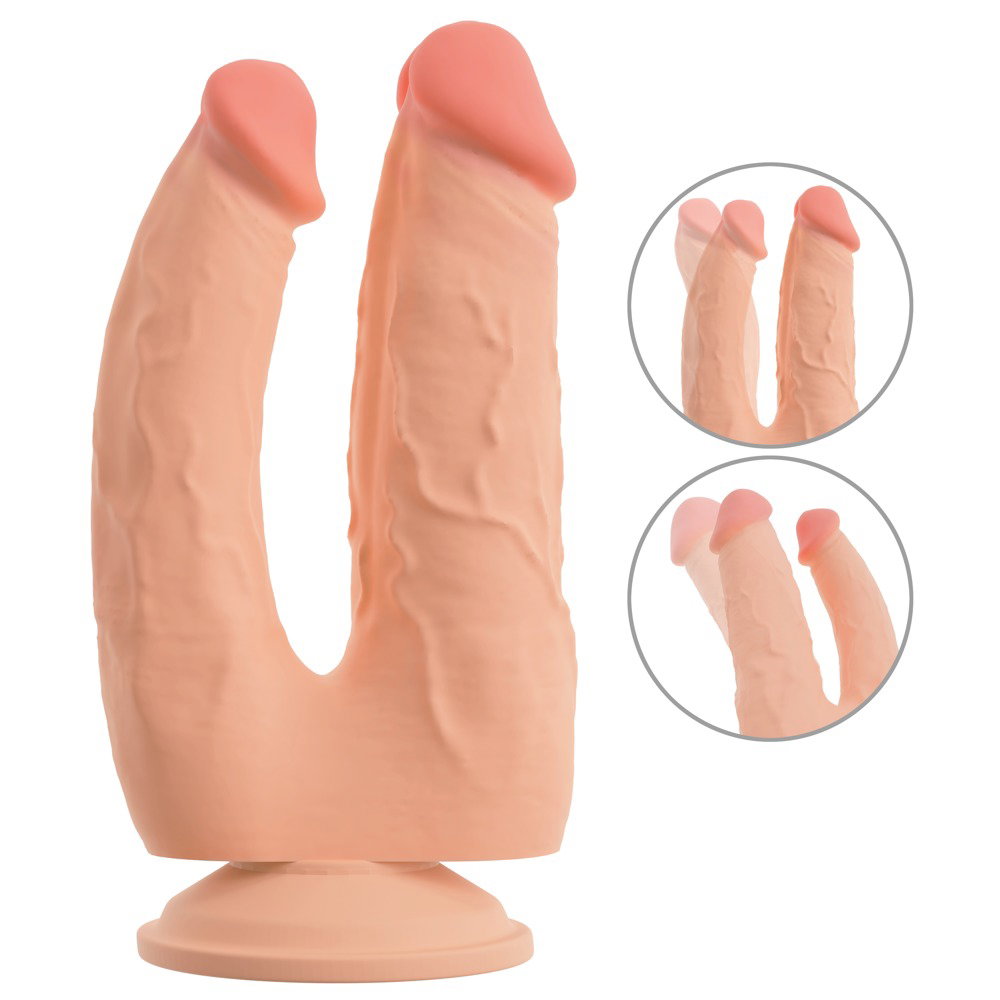 Alternative view of Nature Skin Bendable Double Penetrator