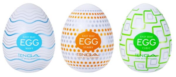 Alternative view of TENGA Egg Standard Set 1 – 3er