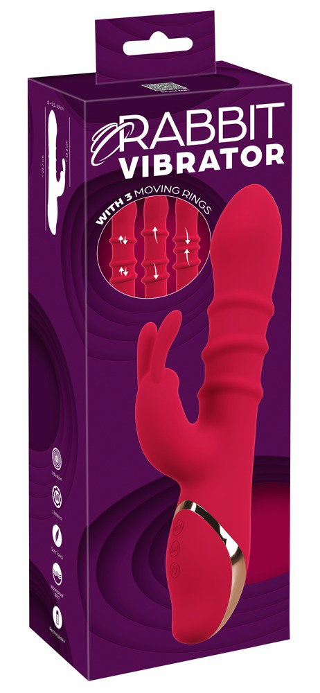 You2Toys Rabbit Vibrator with 3 Moving Rings