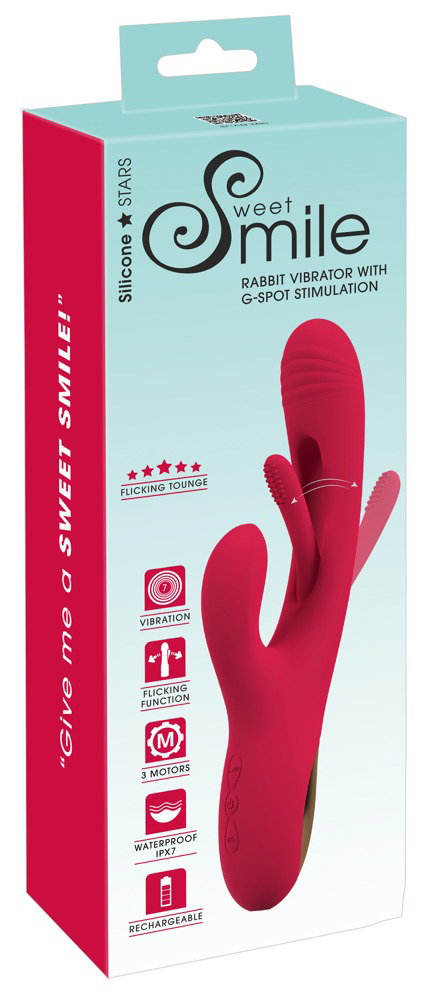 Sweet Smile Rabbit Vibrator with G-Spot Stimulation