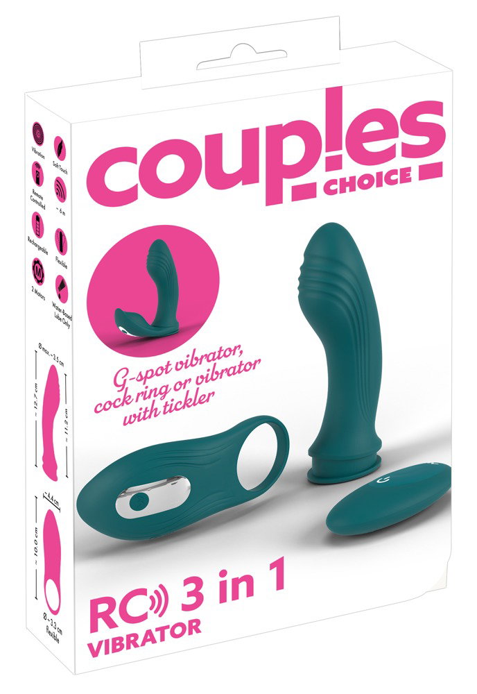 Couples Choice RC 3 in 1 Vibrator
