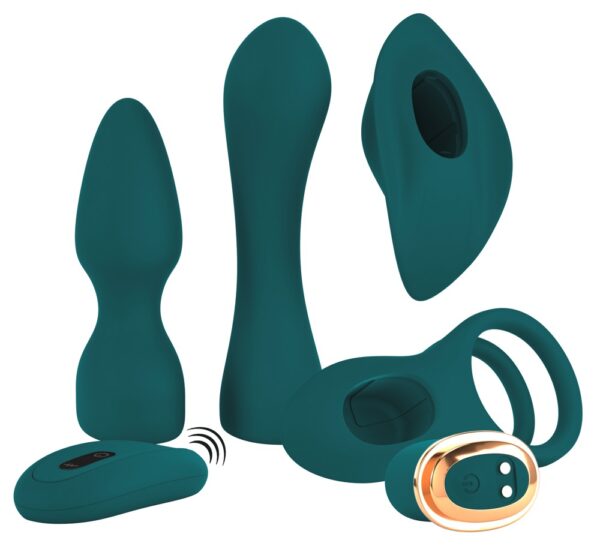 Couples Choice RC Mini Vibrator with 4 Attachments – Bild 3