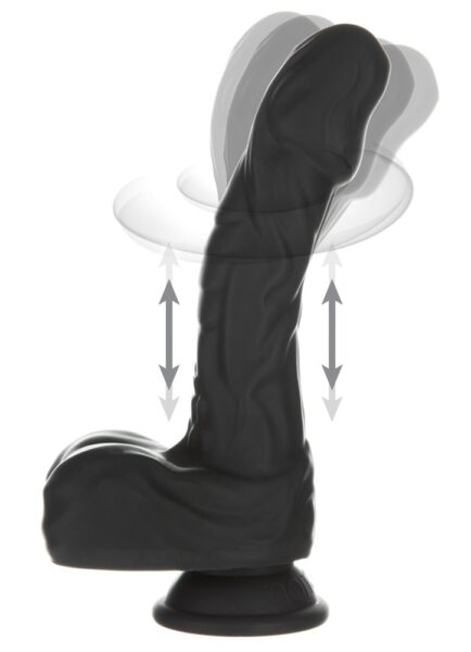 Naked Addiction 8,6" Rotating & Thrusting Vibrating Dong – Bild 5
