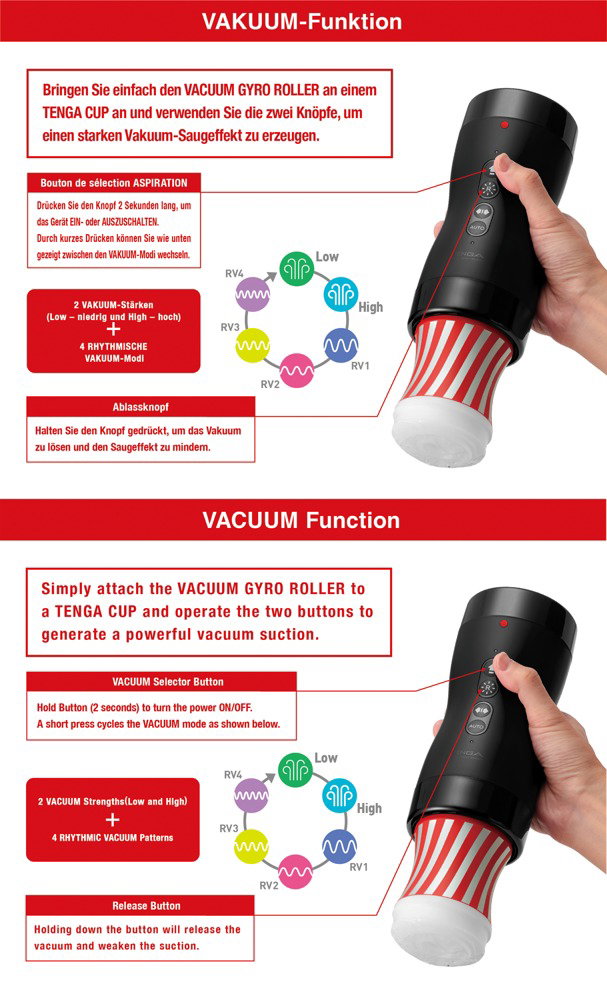 TENGA Vacuum Gyro Roller – Bild 3