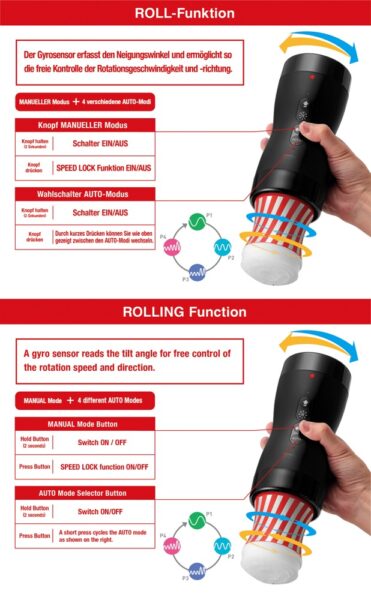 TENGA Vacuum Gyro Roller – Bild 4