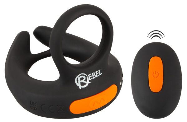 Alternative view of Rebel RC Scrotum Stimulator with Vibration