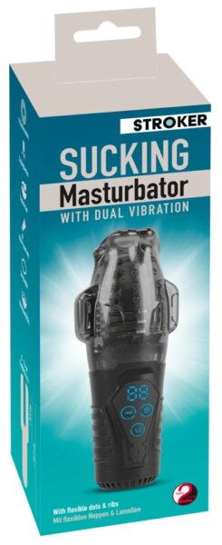 Stroker Sucking Masturbator with Dual Vibration
