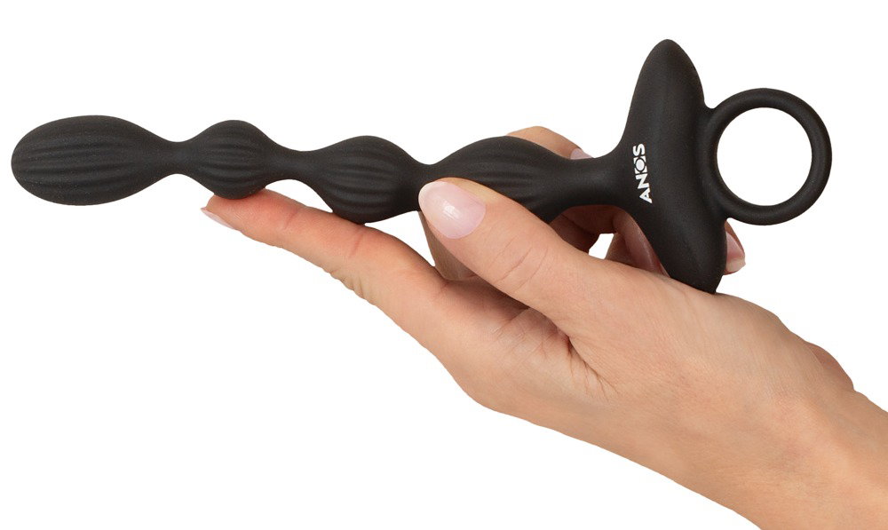 ANOS Flexible Anal Beads with Jumping Vibrations – Bild 6