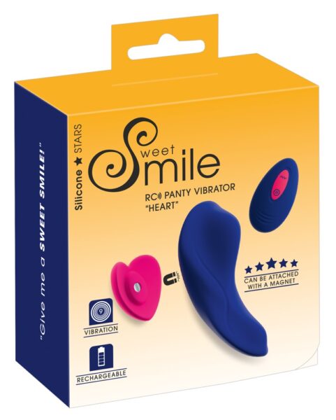 Sweet Smile RC Panty Vibrator Heart
