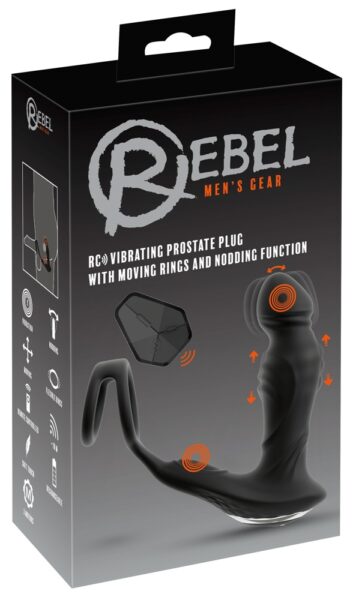 Rebel RC Vibrating Prostate Plug with Nodding Function