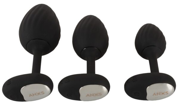 ANOS RC Butt Plug Set with Vibration – Bild 4