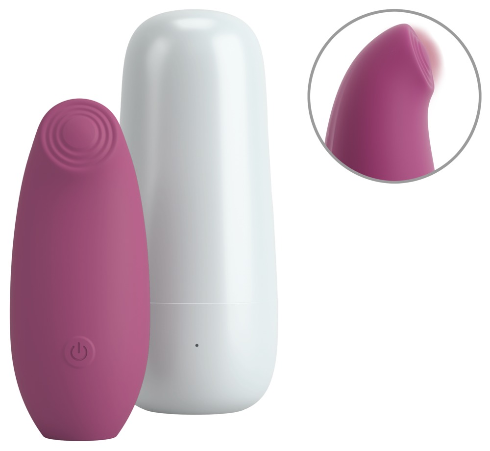 Alternative view of beau coeur OMINO Thumping Stimulator with Charging Case
