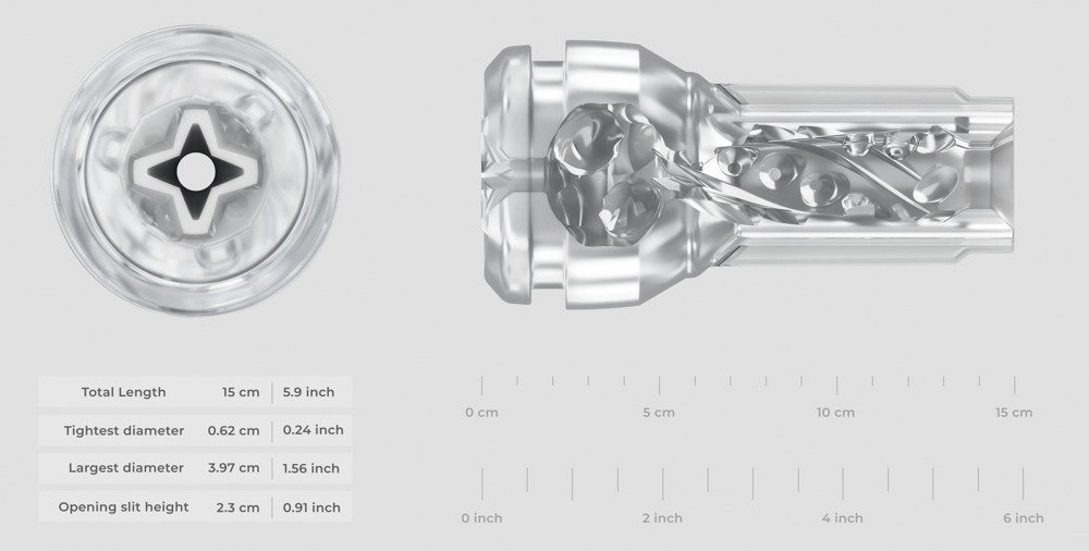 Kiiroo Feel Pocket Stroker Crystal + PowerBlow – Bild 7