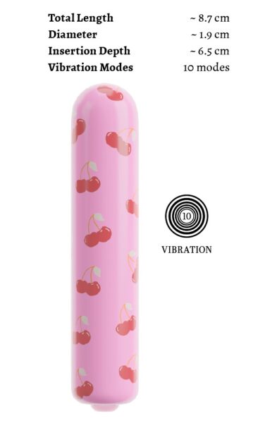 beau coeur CHERRY Mini Vibrator – Bild 8