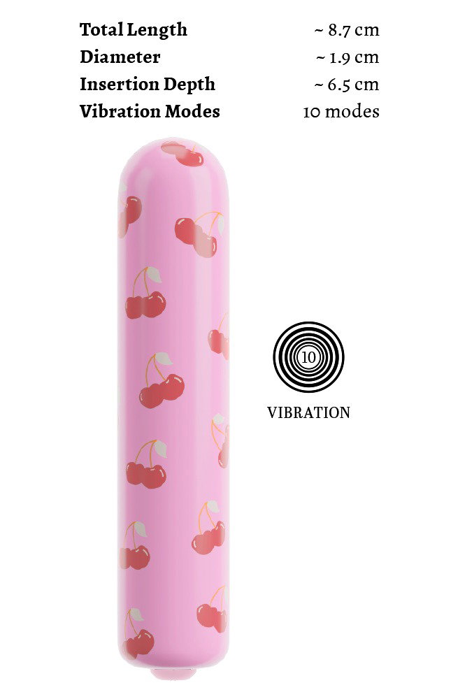 beau coeur CHERRY Mini Vibrator – Bild 8