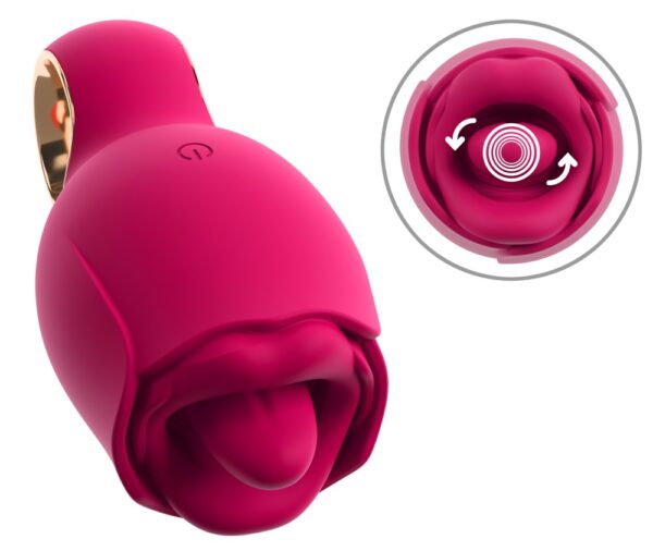 Alternative view of You2Toys Oral Fun Vibrator Licking and Vibrating Tongue