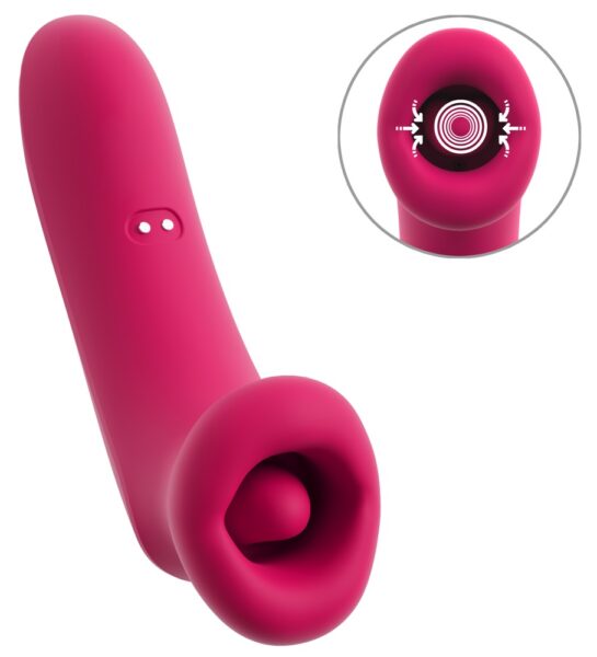 Alternative view of You2Toys Oral Fun Vibrator Sucking Mouth Vibrating Tongue