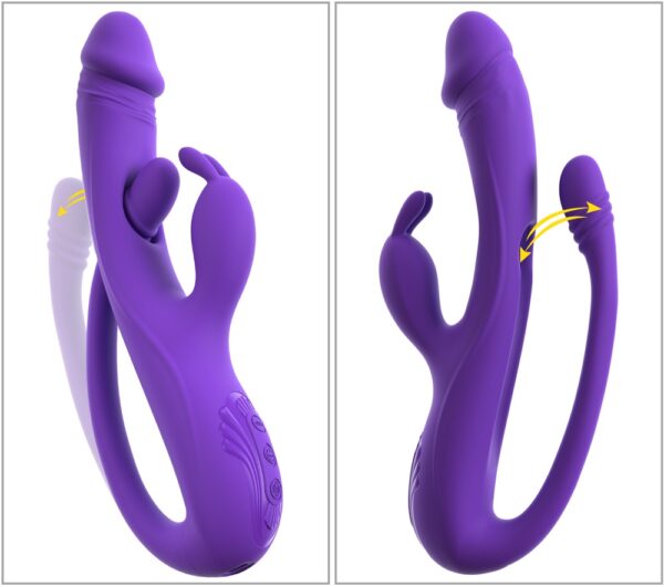 Sweet Smile Rabbit Vibrator with G-Spot/Anal Tickler – Bild 5