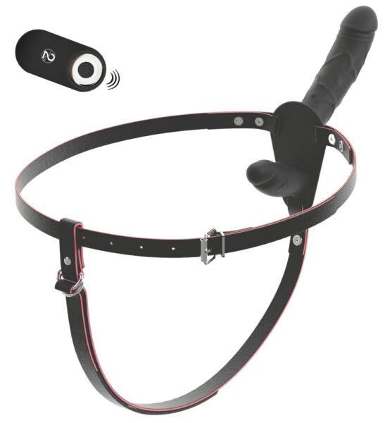 Alternative view of You2Toys RC Vibrating Double Strap-On