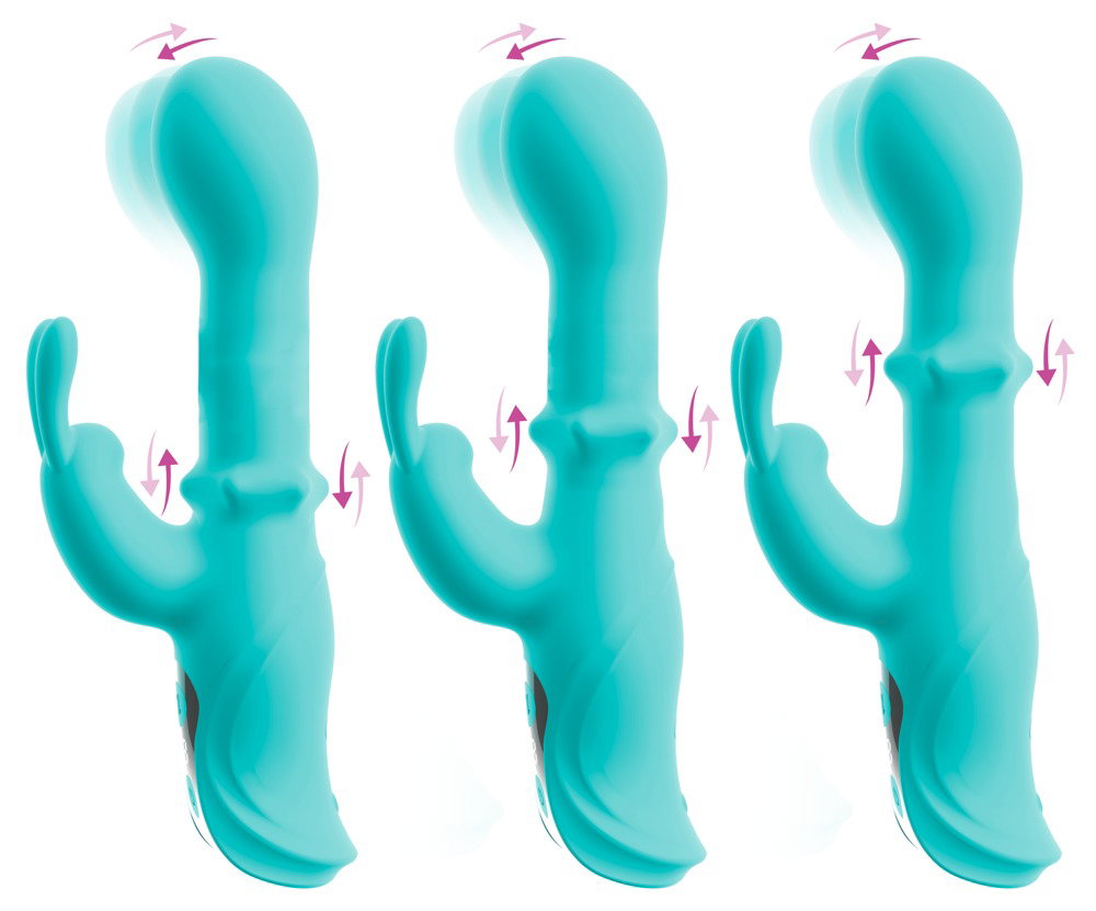 beau coeur ORIVEN Slide Ring Rabbit Vibrator – Bild 8