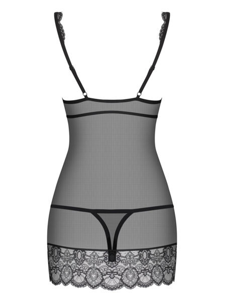 Obsessive 853-CHE-1 Chemise schwarz – Bild 6