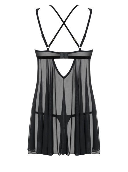 Obsessive 873-BAB-1 Babydoll schwarz – Bild 6