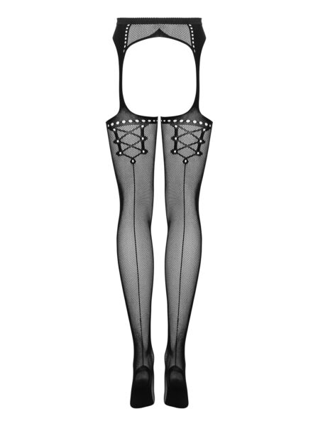 Obsessive Garter Stockings S314 schwarz – Bild 5