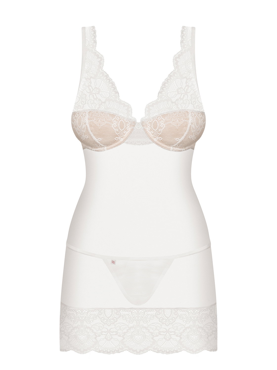 Obsessive 853-CHE-2 Chemise weiß – Bild 5