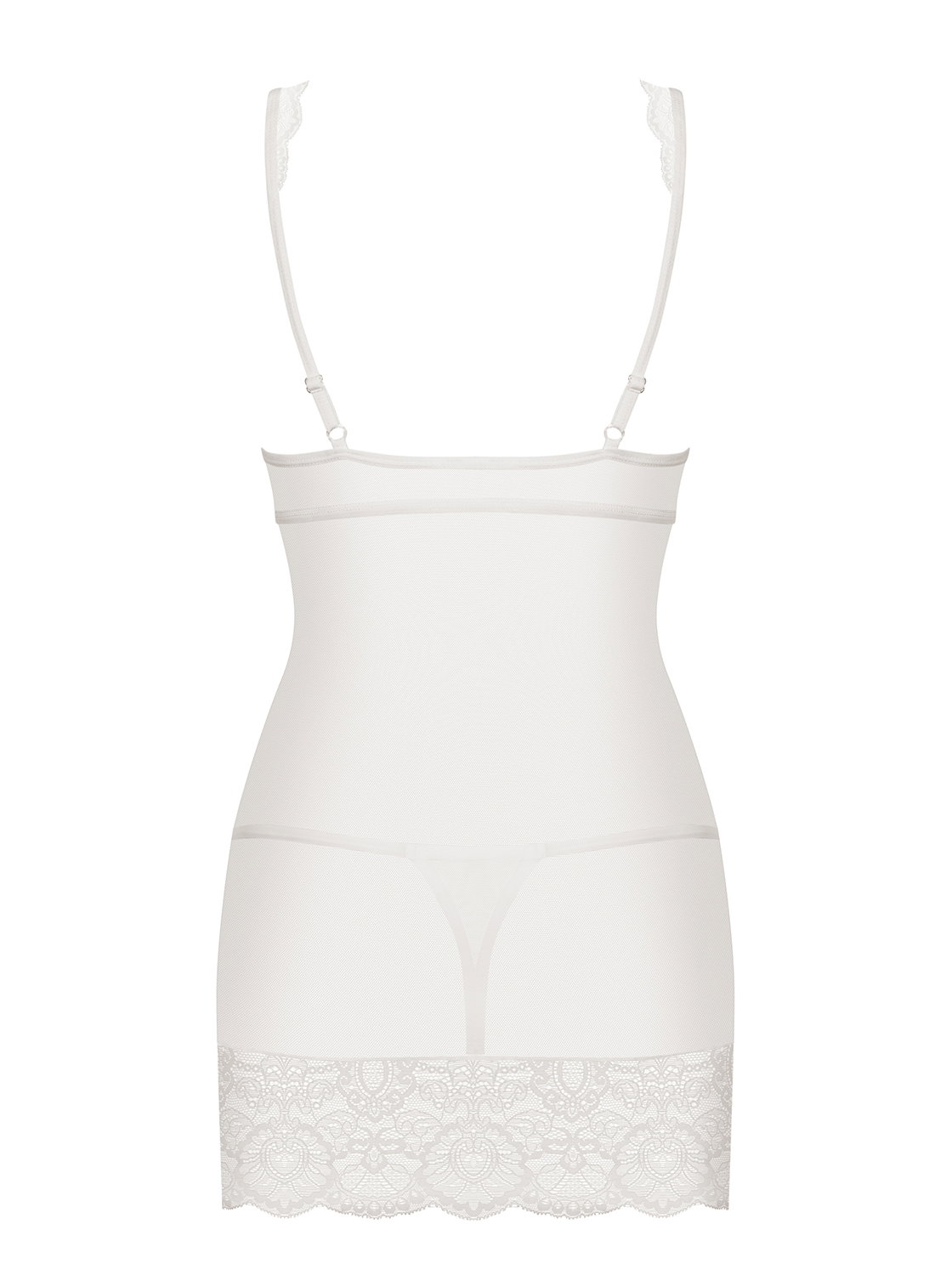 Obsessive 853-CHE-2 Chemise weiß – Bild 6