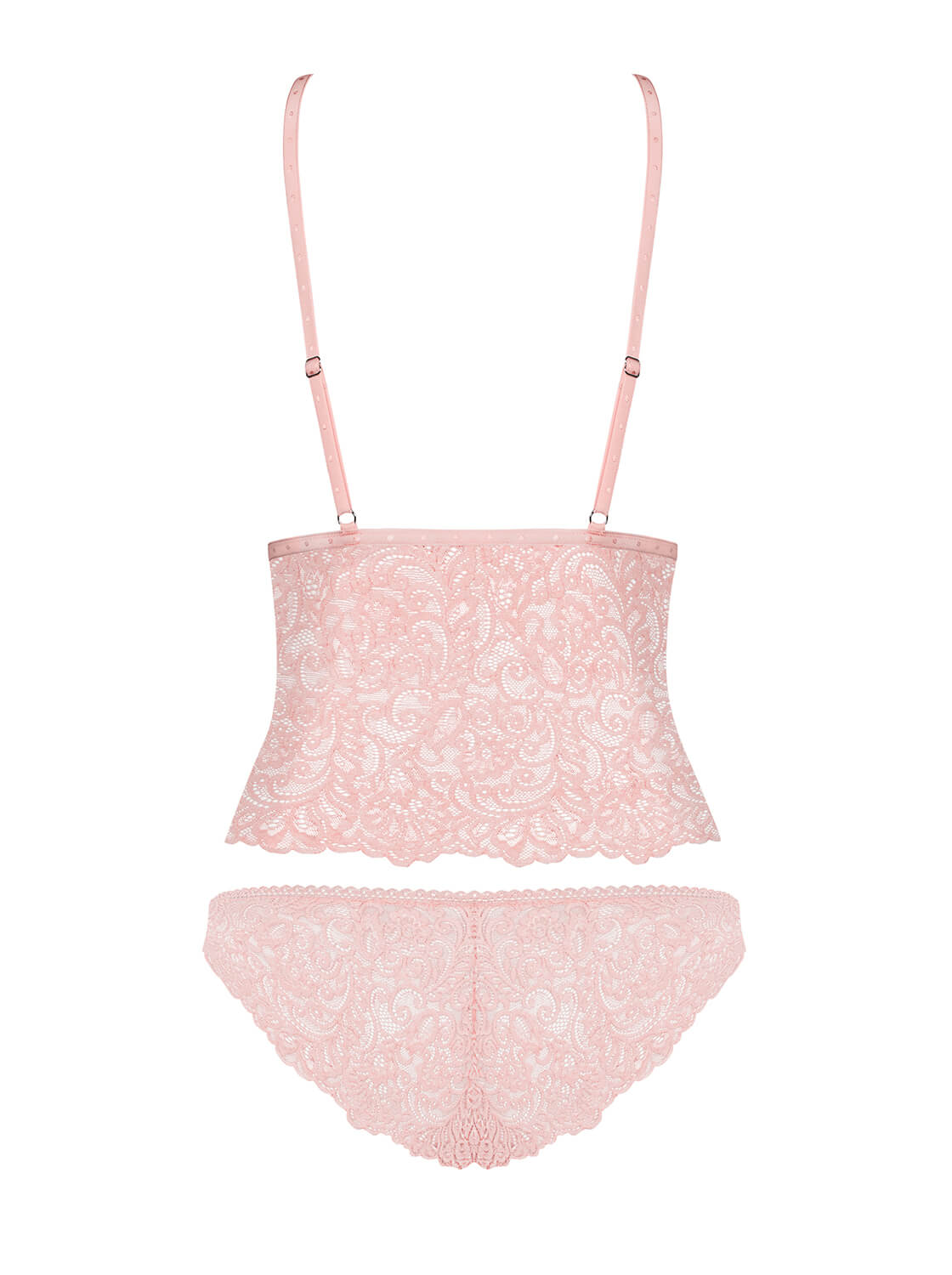 Obsessive Delicanta Top & Panties rosa – Bild 6