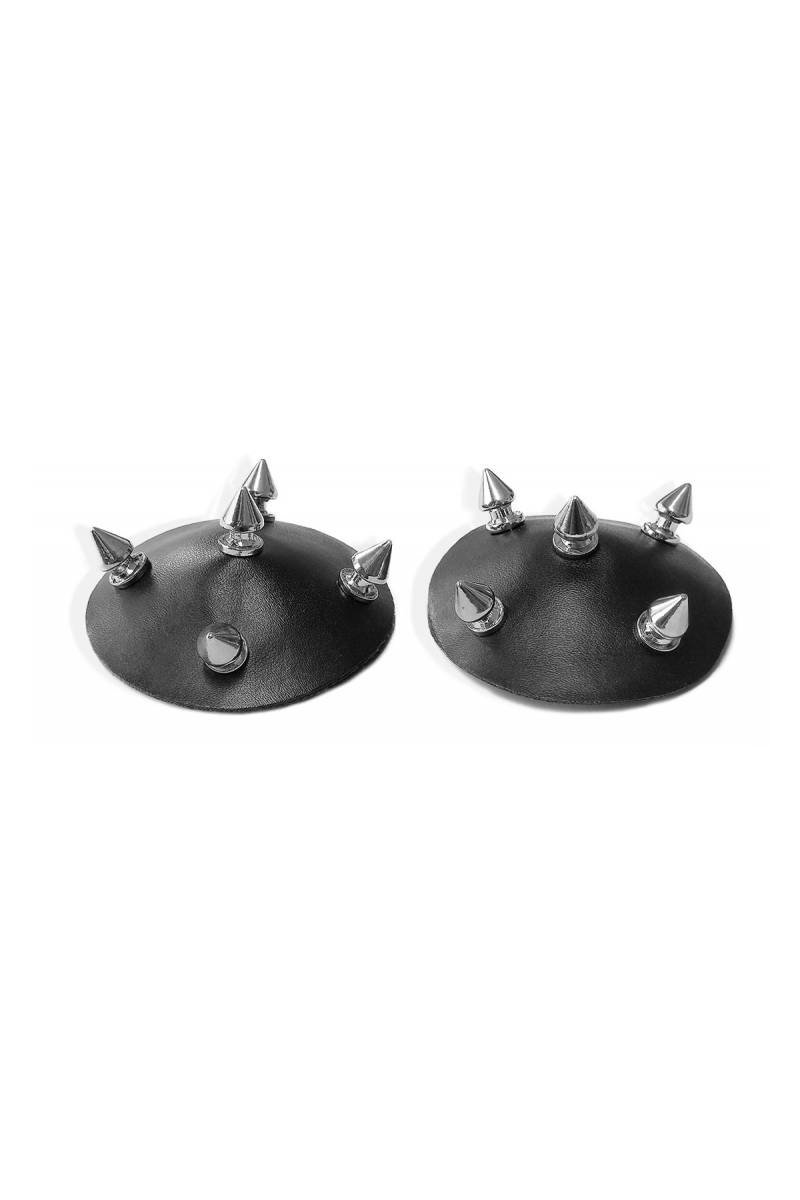 Chilirose Nipple Covers CR4208 schwarz/silber – Bild 3