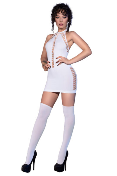 Chilirose Minikleid CR4397 neonweiß – Bild 8