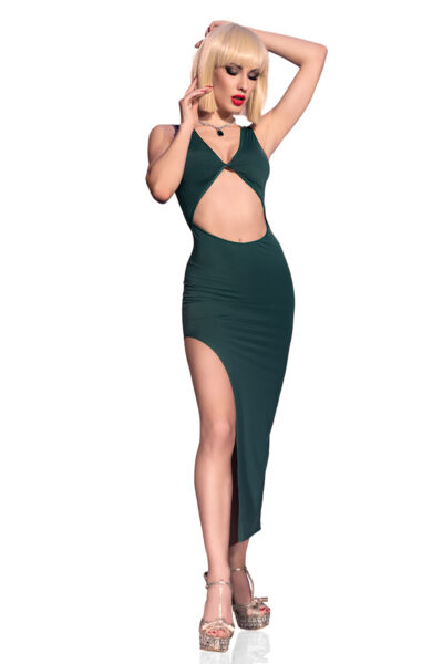Chilirose Langes Kleid CR4445 grün – Bild 3