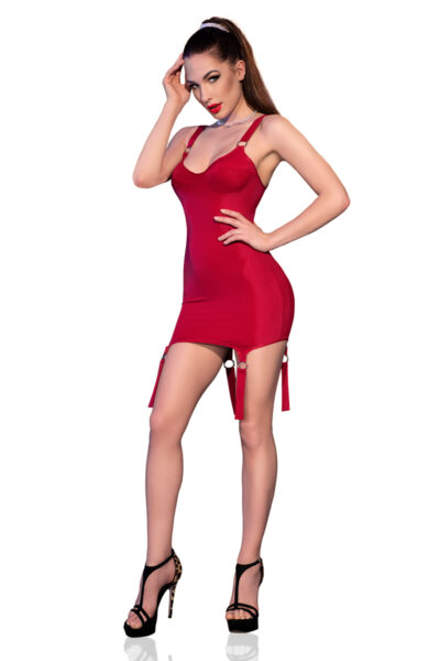 Chilirose Minikleid CR4442 rot – Bild 7