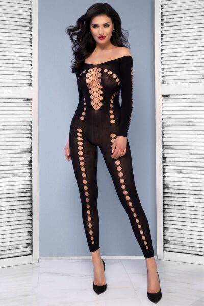 Chilirose Bodystocking CR4646 schwarz