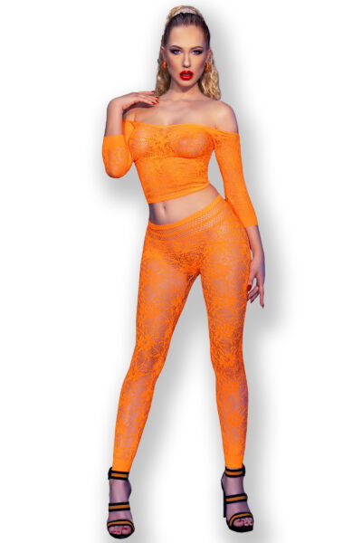 Chilirose Top + Leggings CR4661 orange – Bild 3