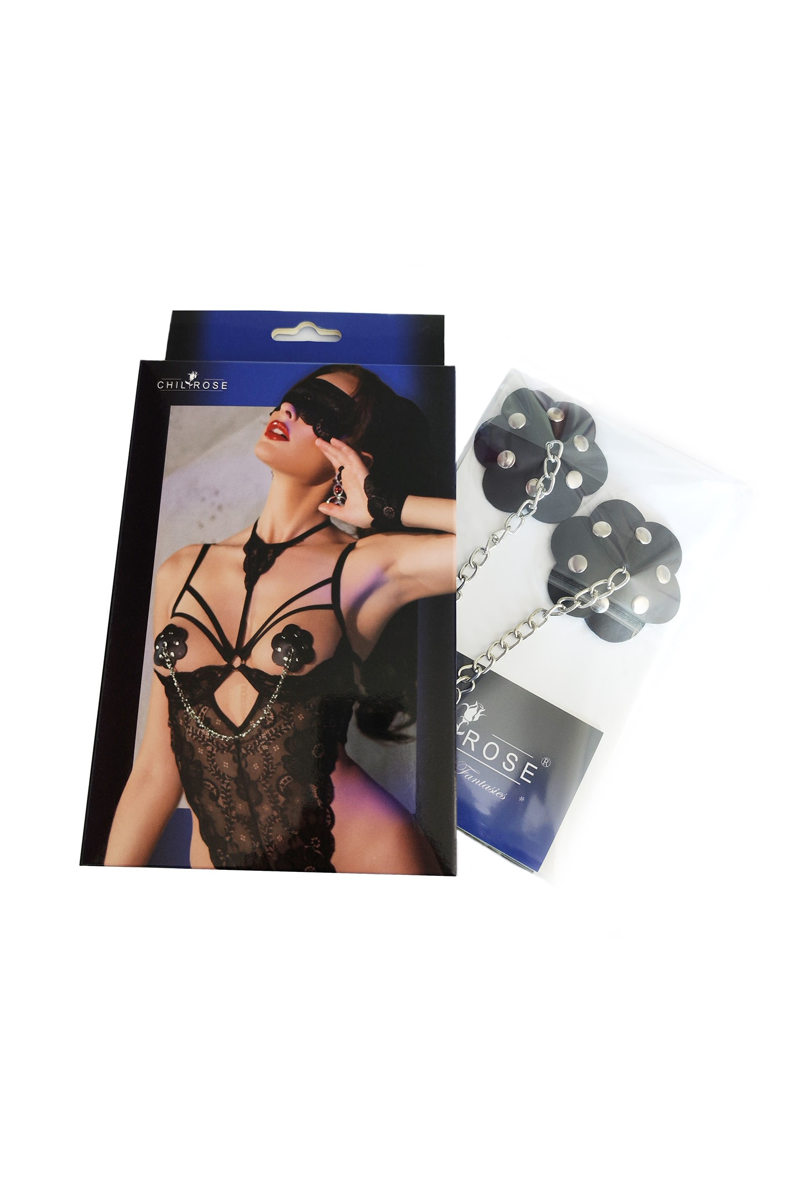 Chilirose Nipple Covers CR4675 schwarz – Bild 2