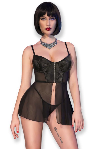 Chilirose Corsagen-Set CR4612 schwarz – Bild 3