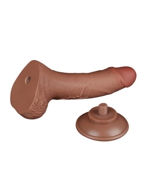 LOVETOY SLIDING SKIN DILDO 19,5 CM BRAUN 10068 – Bild 9
