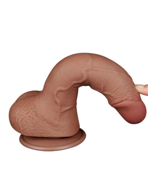 LOVETOY SLIDING SKIN DILDO 19,5 CM BRAUN 10068 – Bild 10