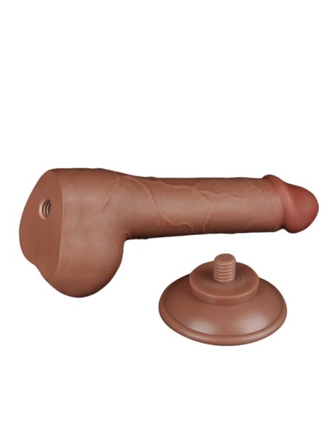 LOVETOY SLIDING SKIN DILDO 19,5 CM BRAUN 10069 – Bild 8