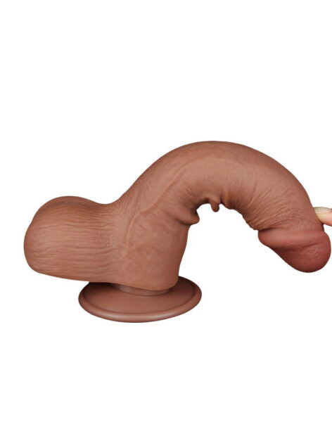 LOVETOY SLIDING SKIN DILDO 19,5 CM BRAUN 10070 – Bild 9
