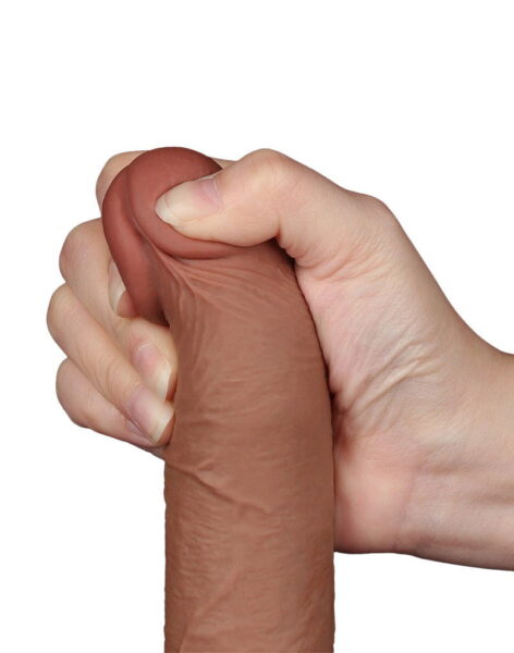 LOVETOY SLIDING SKIN DILDO 20 CM BRAUN 10071 – Bild 7