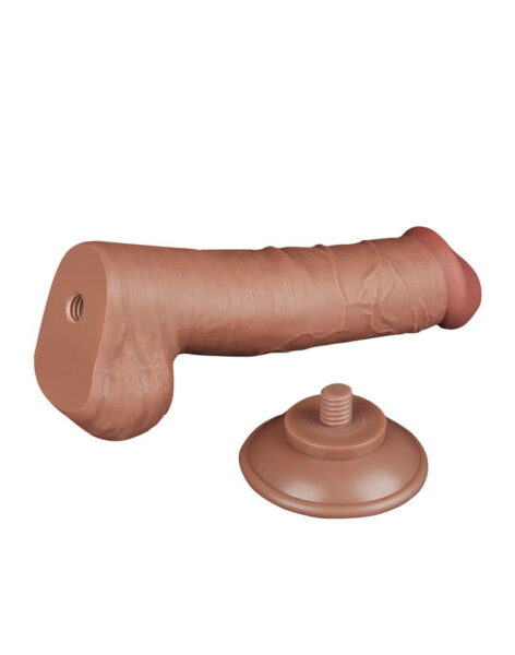 LOVETOY SLIDING SKIN DILDO 20,8 CM BRAUN 10073 – Bild 12